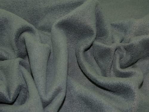Minerva Crafts Anti Pill Polar Fleece Fabric Bottle Green - per Yard