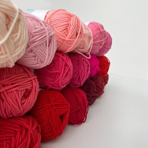 Gradient Color Series Acrylic Crochet & Knitting Yarn Kit for
