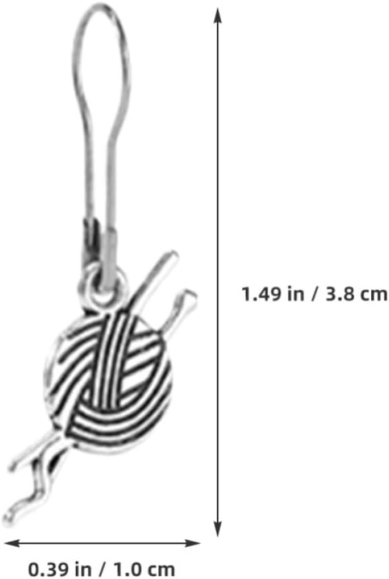 12pcs Metal Knitting Stitch Markers for DIY Crafters Winter Season