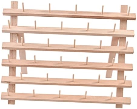 30 Spool Beech Foldable Thread Rack Organizer for Sewing