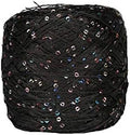 Clisil Black Colorful Sequin Yarn - Sparkle, Fantasy, Lace & Lame Art