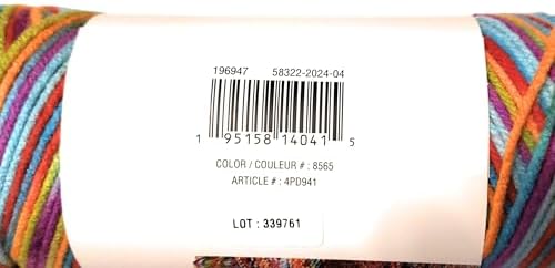 Soft Classic Multi Ombre Yarn by Loops & Threads - 252 Yards - Fiesta