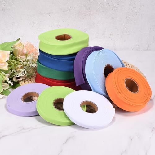 MECCANIXITY 10Ydx1" Double Fold Bias Tape for Sewing Seaming Quilting