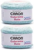 Caron Colorama Halo Cake Ombre Yarn for Crocheting, Rose Garden
