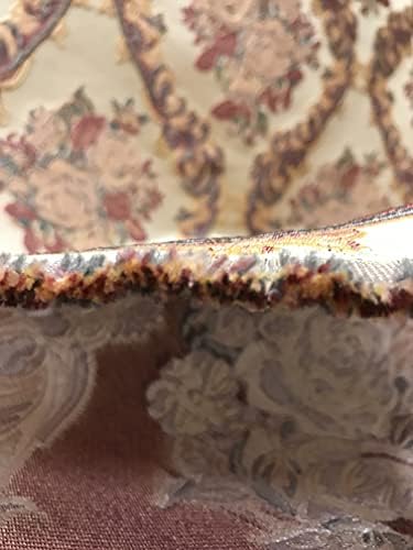 Luxurious Premium Vintage Damask Design Jacquard Fabric for