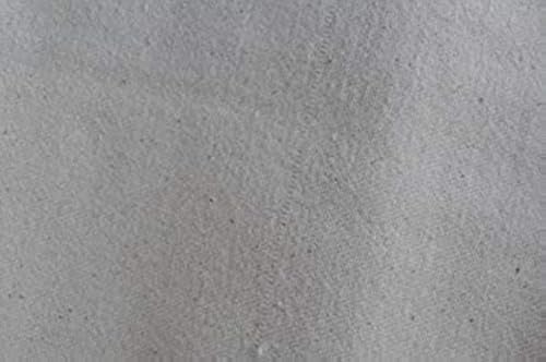 Organic Cotton Heavyweight Flannel Fabric - Natural - 55 Inches - by