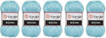Yarn Art Begonia 100% Mercerized Cotton, Lot of 5 Skein (Pack),Total