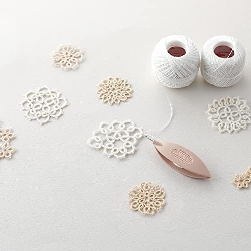 Clover CL57-711 Tatting Shuttle with Crochet Hooks, No.