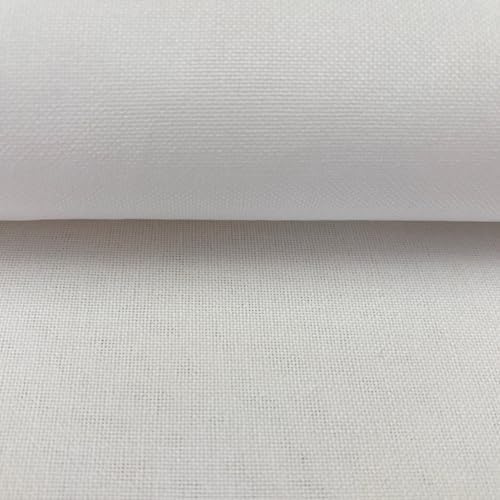 36 Count Evenweave Cotton Embroidery Fabric, White (58" W x 39")