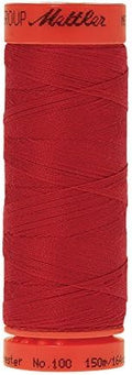 Mettler Metrosene 100% Core Spun Polyester Thread, 165 yd, Cardinal