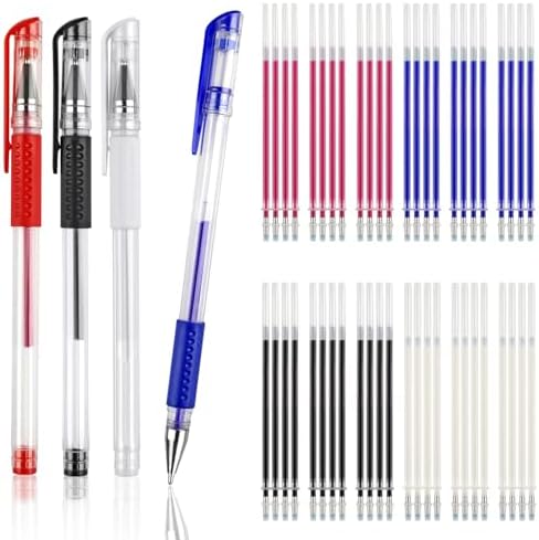 8 Pcs Heat Erasable Pens for Fabric with 64 Refills for Sewing