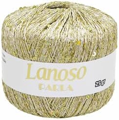 Parla Metallic Sequin Glitter Yarn – 25g (217m) Super Fine Fingering