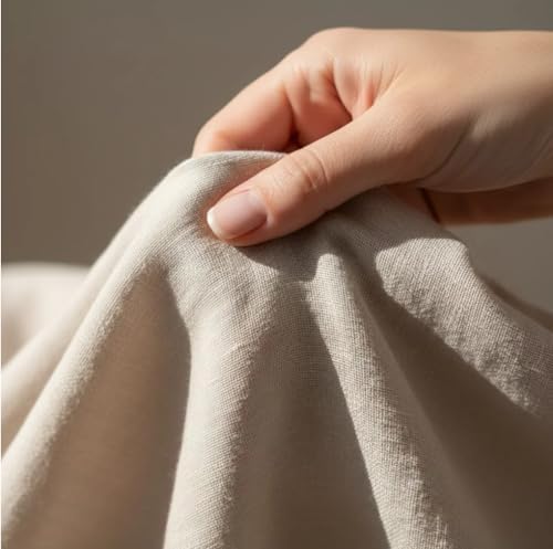 UFRIDAY Cotton Fabric, Unbleached, Lightweight, Soft, 50 Inch Wide
