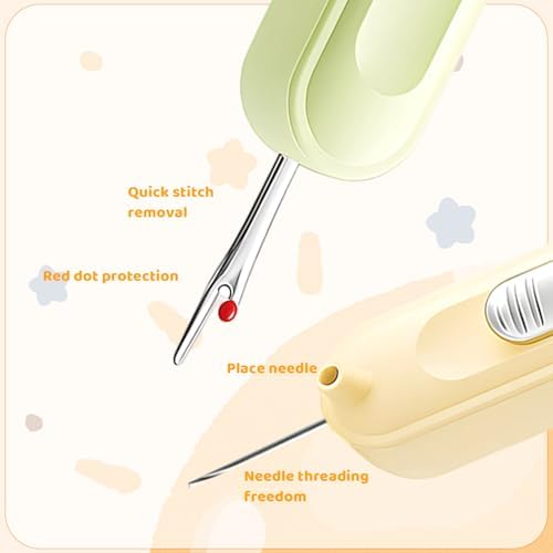 3-Pack 2-in-1 Needle Threaders, White Green Purple