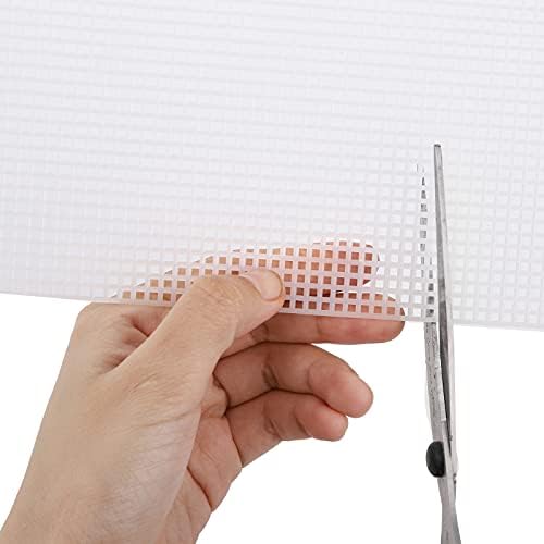 Tosnail 8 Pack 18" x 12" Sheets 7 Count Plastic Mesh Canvas Sheets for