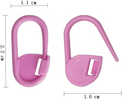 1000 Pieces Colorful Plastic Safety Pins,Knitting Markers Crochet