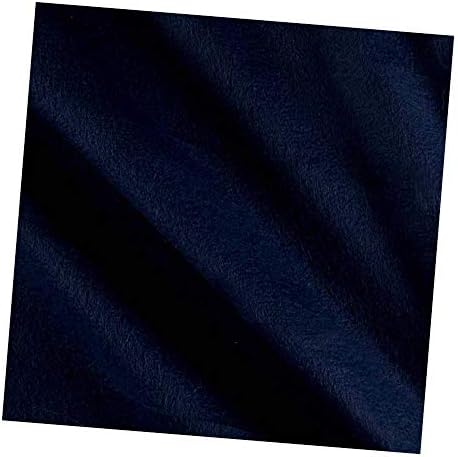 Polar Fleece Solid Fabric, Navy, Fabric by The Yard
