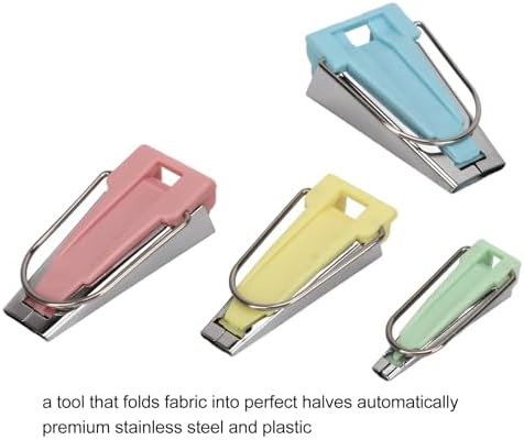 Bias Tape Maker Kit, 4 Sizes 1/4 to 1 Inch for Quilting