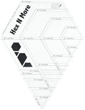 Jaybird Quilts Hex N More Ruler – Acrylic Quilting Template for