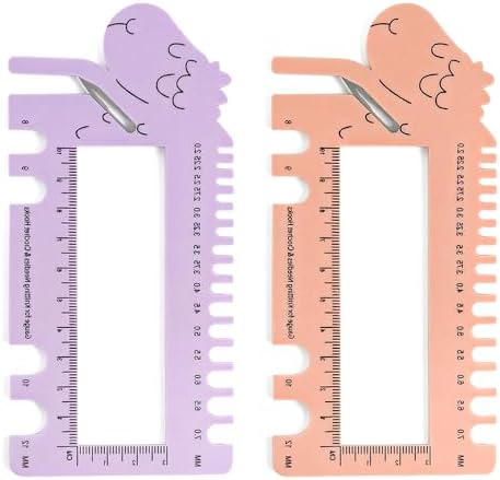 Crochet Gauge Measuring Tool,2026 New Knitting Needle Gauge