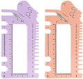 Crochet Gauge Measuring Tool,2026 New Knitting Needle Gauge