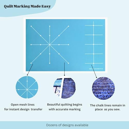 Full Line Stencil -Machine Quilting Guide- Template for Blocks and