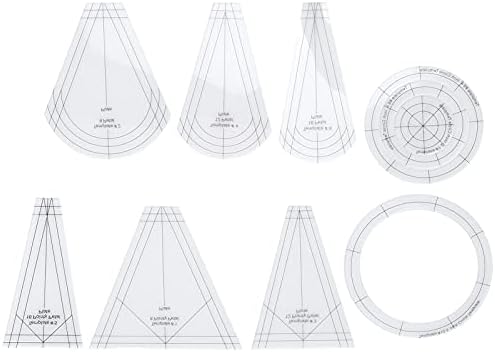 10pc Acrylic Quilting Rulers Set with Board for Sewing Crafts