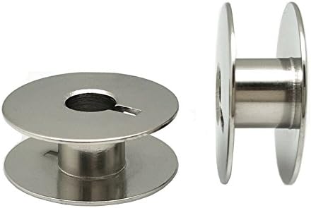 YEQIN 20 pk"L" Metal Bobbins for Sewing Machine Alphasew Bernina
