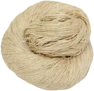 Knitsilk Tussah Carded Spun Silk Yarn 4 ply (4/30 Nm,100 Gm), Wild