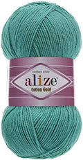 55% Cotton 45% Acrylic Alize Cotton Gold Yarn 1 Skein/Ball 100 gr