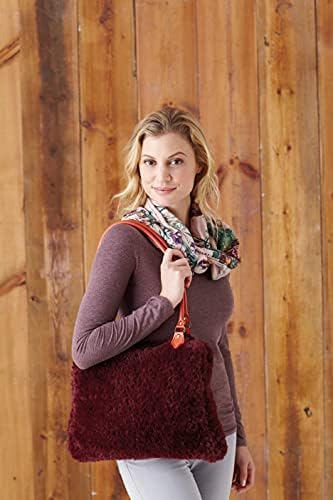 Sirdar Alpine - Luxe Faux Fur Yarn - Oxblood (405) - 50g
