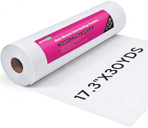 17.3" x 30 yd Heavyweight Non-Woven Fusible Interfacing for Sewing