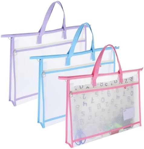 3 Pack Sewing Project Bags, 17.72x12.99 Inches