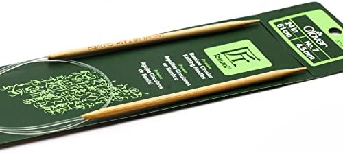 Clover 3016/24-7 Takumi Bamboo Circular 24-Inch Knitting Needles, Size