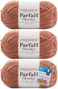 Premier Parfait Chunky Chenille Yarn 3 Pk Bundle with Bella's Crafts