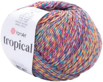 YarnArt Tropical Sport Yarn – 55% Cotton, 45% PAC – Multicolor