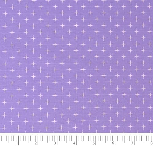 Singer Fabric, 100% Cotton, Embroidery Fabric, Cut by The Yard, Purple