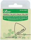 Clover 432/Y Triangle Tailors Chalk, Yellow