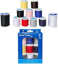 Coats&Clark Threads 9 Bobbins,125 Y Bundle with Black/White Spools 400