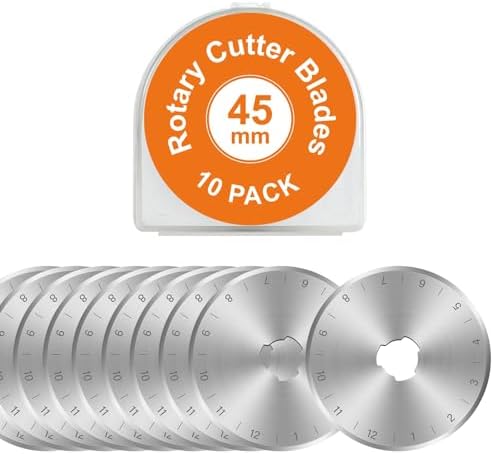 10 Packs 45mm Rotary Cutter Blades 45mm Quilting supplies Rotary