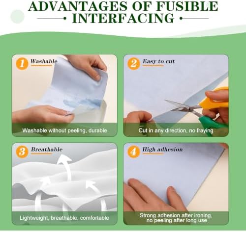 Lightweight Fusible Interfacing for Sewing Iron On Fusible Interfacing
