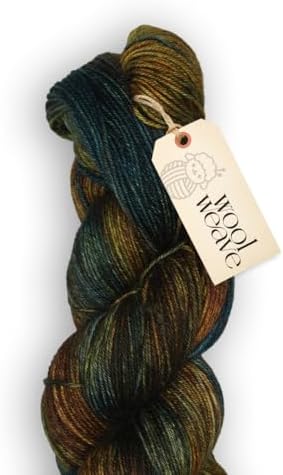 Woolweave Fingering Weight Yarn - Hand Dyed Variegated Yarn, 75%
