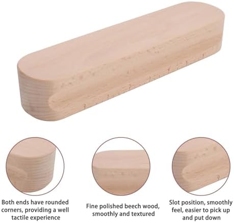 Tailors Clapper, 4Pcs Beechwood Seam Roller & Point Turner, Sewing