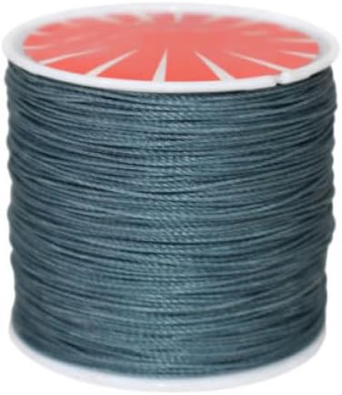 4pcs Round Wax Thread for Leather Sewing, 0.6mm Stitching Cord