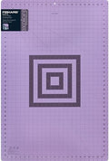 Fiskars 24" x 36" Self Healing Cutting Mat, Large Grid, Lilac Mountain