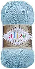 Hand Knitting Yarn 100% Microfiber Acrylic Yarn Alize Diva Silk Effect