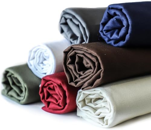 Simple&opulence Canvas Fabric by the Yard, 59'' Wide, Premium Natural