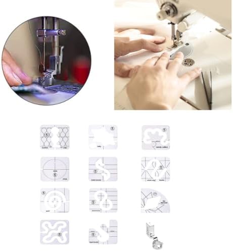 13 Pcs Acrylic Quilting Ruler Template Quilting Stencil Tool