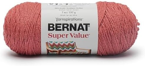 Bernat Super Value Solid Yarn-Farmhouse Red