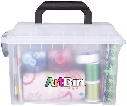 ArtBin Mini Sidekick Carrying Case with Handle, Clear